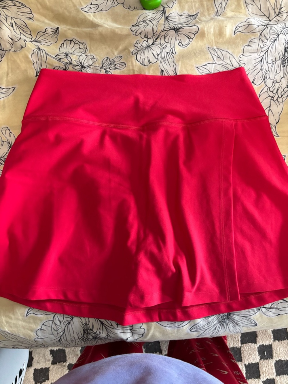 Bright Red Athletic Skort